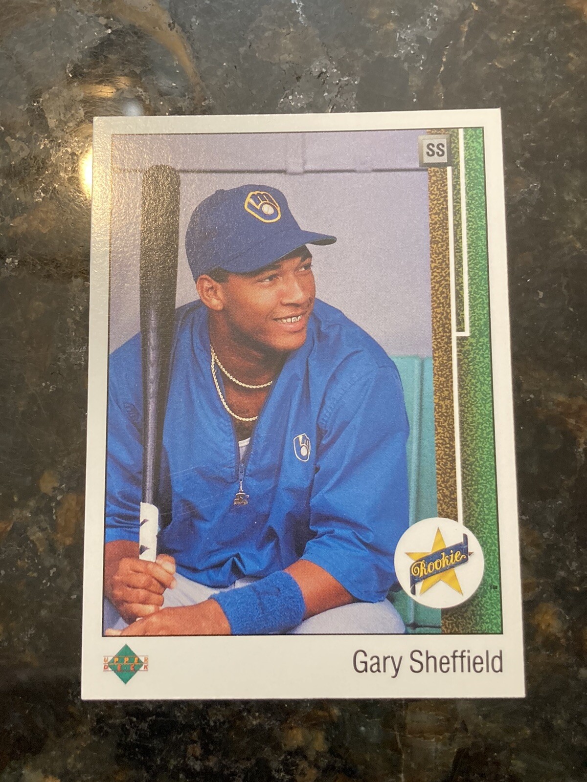 1989 Upper Deck #13 Gary Sheffield Rookie RC Milwaukee Brewers