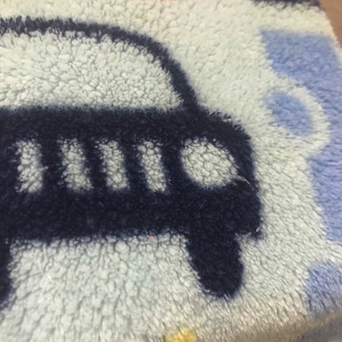 Baby Gear Blanket Cars Trucks Bus Blue Red Yellow Green 30*40 - Picture 7 of 7