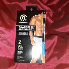 c9 champion men's power cool long leg boxer briefs