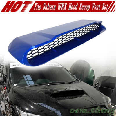 Painted Fits Subaru WRX STI VB 5th 4D DTO Front Hood Scoop Vent Set 22-26