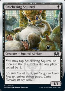 Snickering Squirrel x4 - Unsanctioned - NM-Mint, English - Unsanctioned