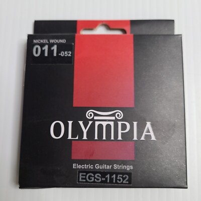 Olympia Electric Guitar Strings Standard Nickel Wound EGS-1152 Pack Of 6 Strings