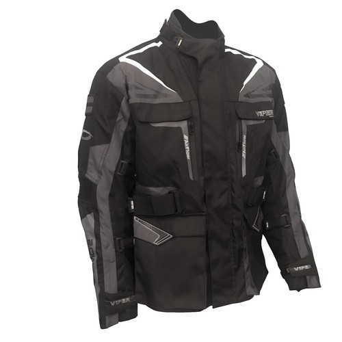 Motorbike Motorcycle Jacket Armoured Waterproof Thermal Textile Mens Biker CE - Picture 6 of 6