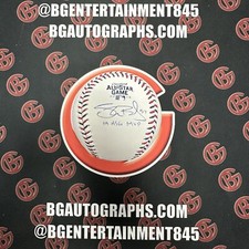 Shane Bieber Autographed All-Star Game Baseball “19 ASG MVP” Inscribed Beckett 