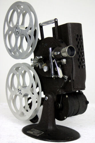 lata 1920./30. Vintage Deco Keystone A-72 16mm Cine Film Projektor filmowy 2" Obiektyw Ilex - Zdjęcie 1 z 12