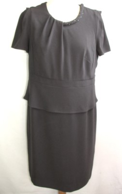 GERARD DAREL - DAMEN KLEID M. KHAKI GRAUE SHORTS GR. 40 - TOP ZUSTAND