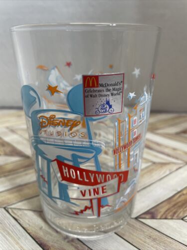 Disney McDonald's 25 Years Remember the Magic Glass Hollywood Vine Beauty Beast - Picture 1 of 9