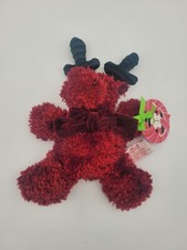 RUSS Red Reindeer 8" Stuffed Animal Sparkle Plush Toy