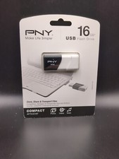 PNY 16 GB USB COMPACT ATTACHE Flash Drive Brand New