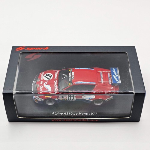 Spark Alpine A310 #87 B. Decure Le Mans 1977 1/43 Scale S5480 - Picture 9 of 9