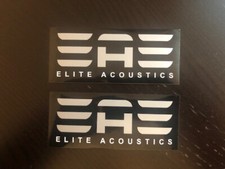 ELITE ACOUSTICS OEM 2PC Sticker / Decal SET
