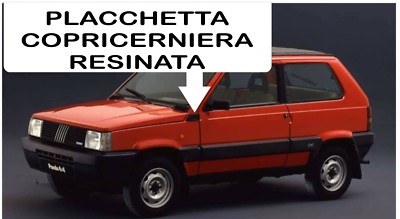 FIAT PANDA 4X4 SISLEY PLACCHETTE COPRICERNIERA IN STAMPA 3d