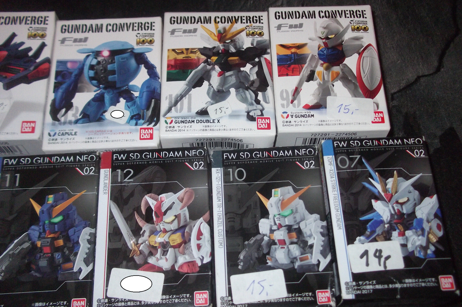 Thumbnail - Gundam Converge Mini - Modelkits 1 Stück Japan Original Bandai Free