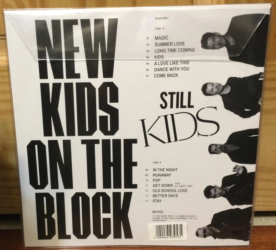 NEW KIDS ON THE BLOCK SIGNED STILL KIDS ART PRINT +12 INCH PICTURE DISC BY ALL 5 - Image 4 of 4