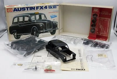 Imai Austin FX-4 London Taxi 1/24 Échelle Vintage Plastique Kit B-944 W / Boîte - Photo 1/4
