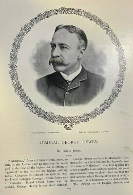 #ad #ad 1899 Admiral George Dewey Spanish American War $29.99