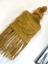 Amber Wool Cape Poncho Hat Size M