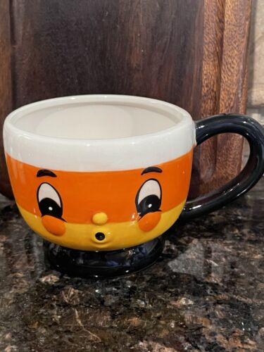 Johanna Parker Halloween Candy Corn Mug Set of 2 - Picture 2 of 10