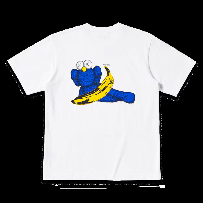 KAWS + WARHOL x UNIQLO UT Collcetion UT T-Shirts White A New Japan