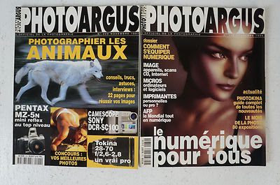 Konvolut 2 Hefte Photo Argus 1997 1998 französisch (H131)