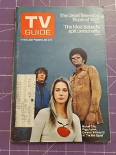1971 Mod Squad TV Guide Magazine Peggy Lipton Michael Cole Clarence Williams III