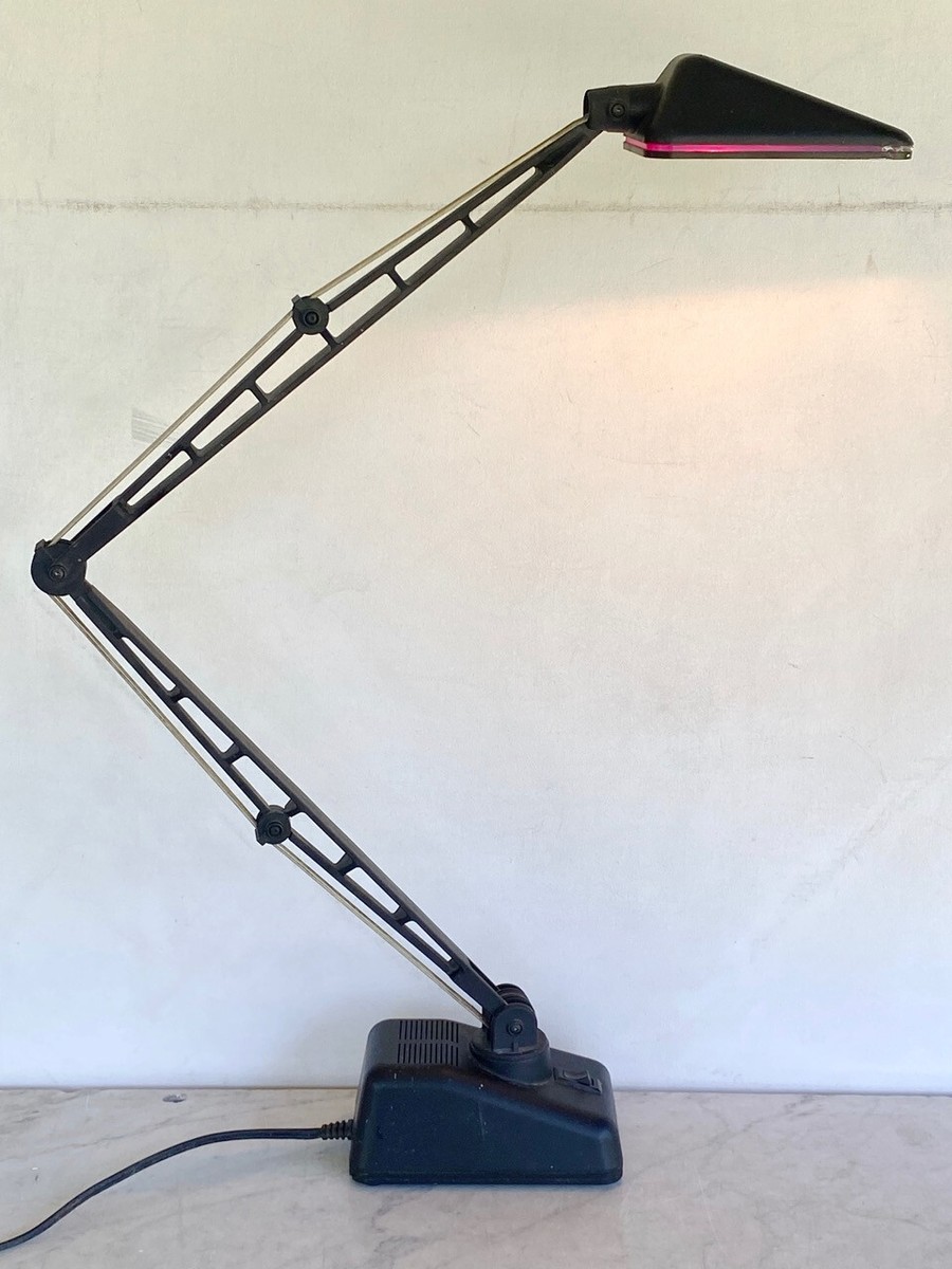 Vintage TEKNA Modern Desk Lamp. Tension Wire Design. Jurassic Park