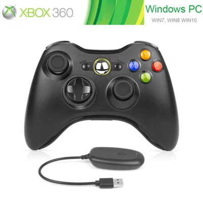MARKENLOS Wireless Controller Für Microsoft Xbox 360 /360 Slim /PC Gamepads 2.4G Kabellos