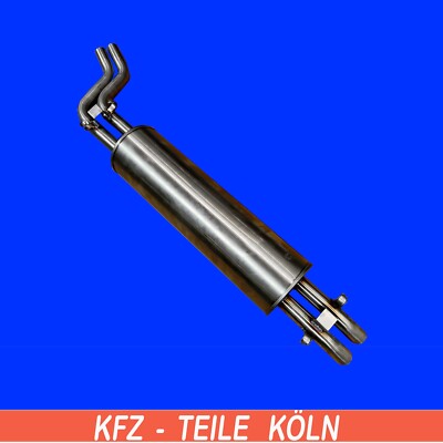 EDELSTAHL ENDSCHALLDÄMPFER  MERCEDES S-KLASSE (W116) 280 SE, SEL 116.024,116.025