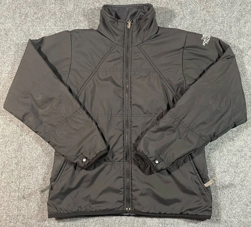 north-face vintage full zip softshell stretch jacket