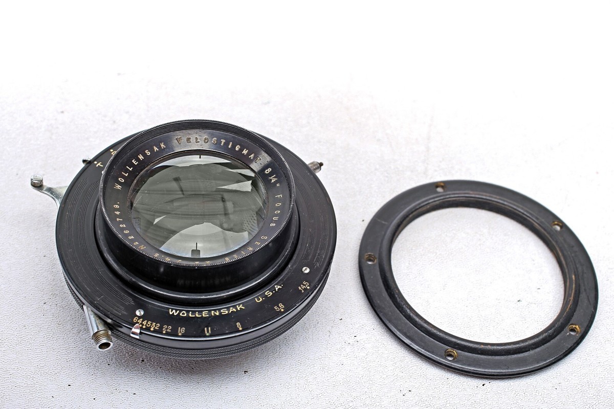 Wollensak Velostigmat Ser II 8.25 in (210mm) f4.5 +shutter