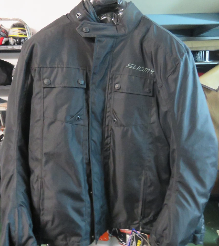Chaqueta de Moto Suomy Tonal Nylon Negra Talla XXXL RD-JK03BK-XXXL Foto 2 de 3