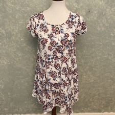 Silence + Noise Urban Outfitters Floral Mini Dress Womens XS Flowy S/S Purple