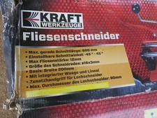 Fliesenschneider -Schneidmaschine von KRAFT 600 mm -Top