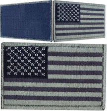 AMERICAN FLAG US ARMY BADGE ACU DARK DEURA® BRAND FASTENER EMBROIDERED PATCH