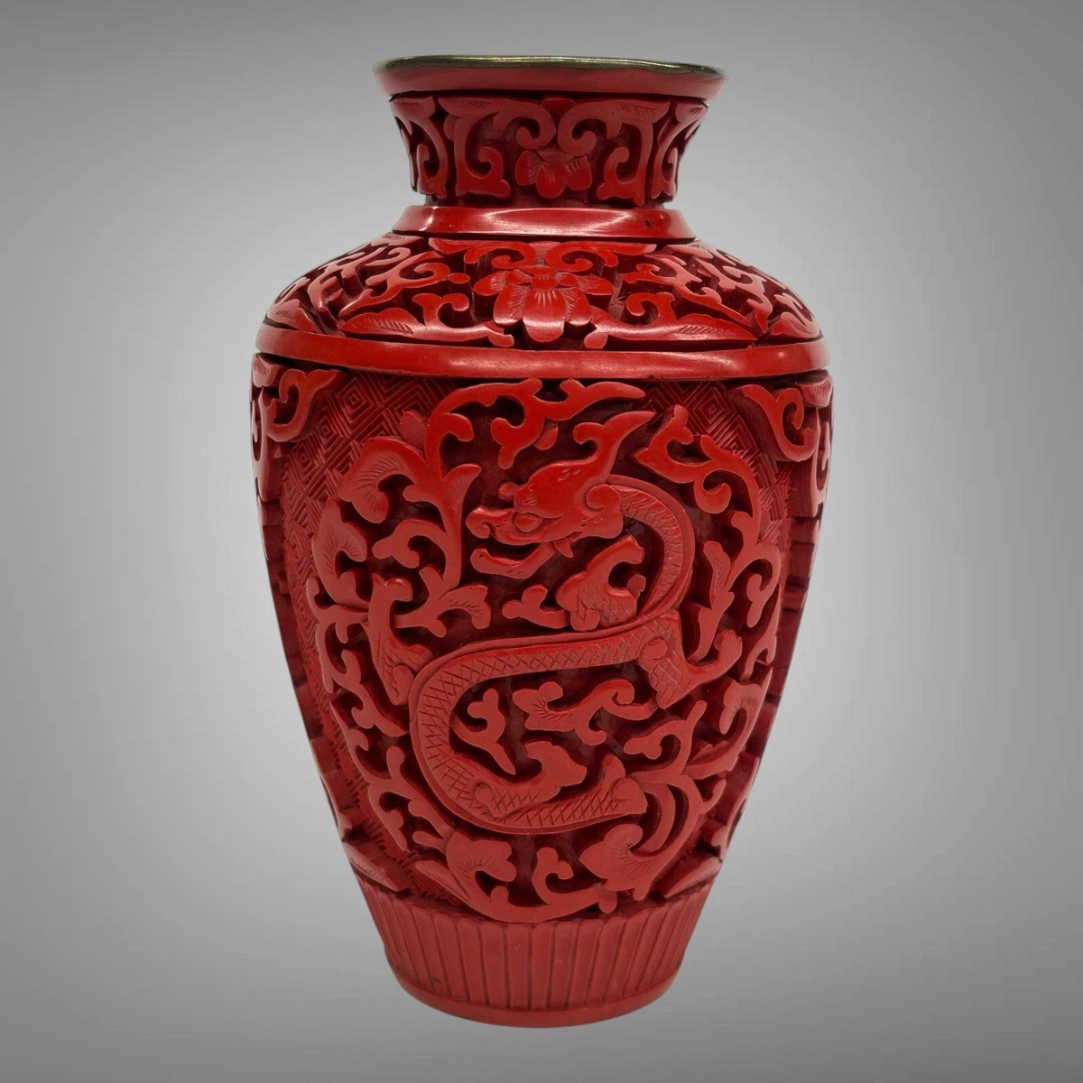 中国雕漆花瓶| eBay