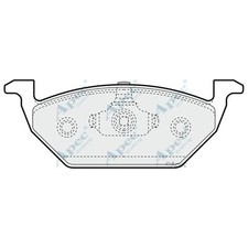 Brake Pads Set Front PAD1062 Apec 1J0698151 190698151 1J0698151A 1J0615115