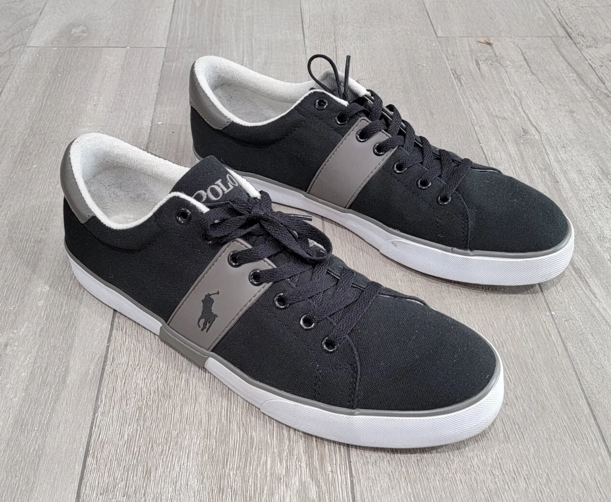 Polo ralph hotsell lauren black sneakers