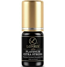 8-9 weeks - Lonris EXTRA STRONG Eyelash Extension Glue Volume | Professional 5ml
