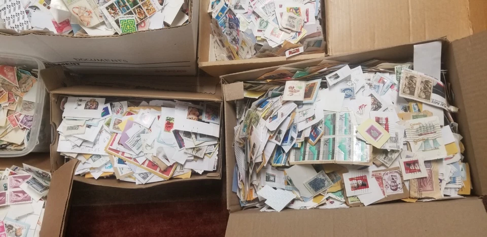 Mega Sale One Ounce Stamps Canada,US,Europe,worldwide From The Lot Like Shown. - Image 2 of 4