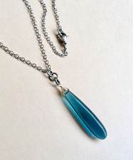 tourmaline tone quartz Sundance Charm Oxidized Silver Handmade Artisan Necklace