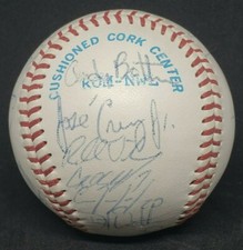 1995 Everett Aquasox Team Signed Autographed Baseball Jose Cruz Jr