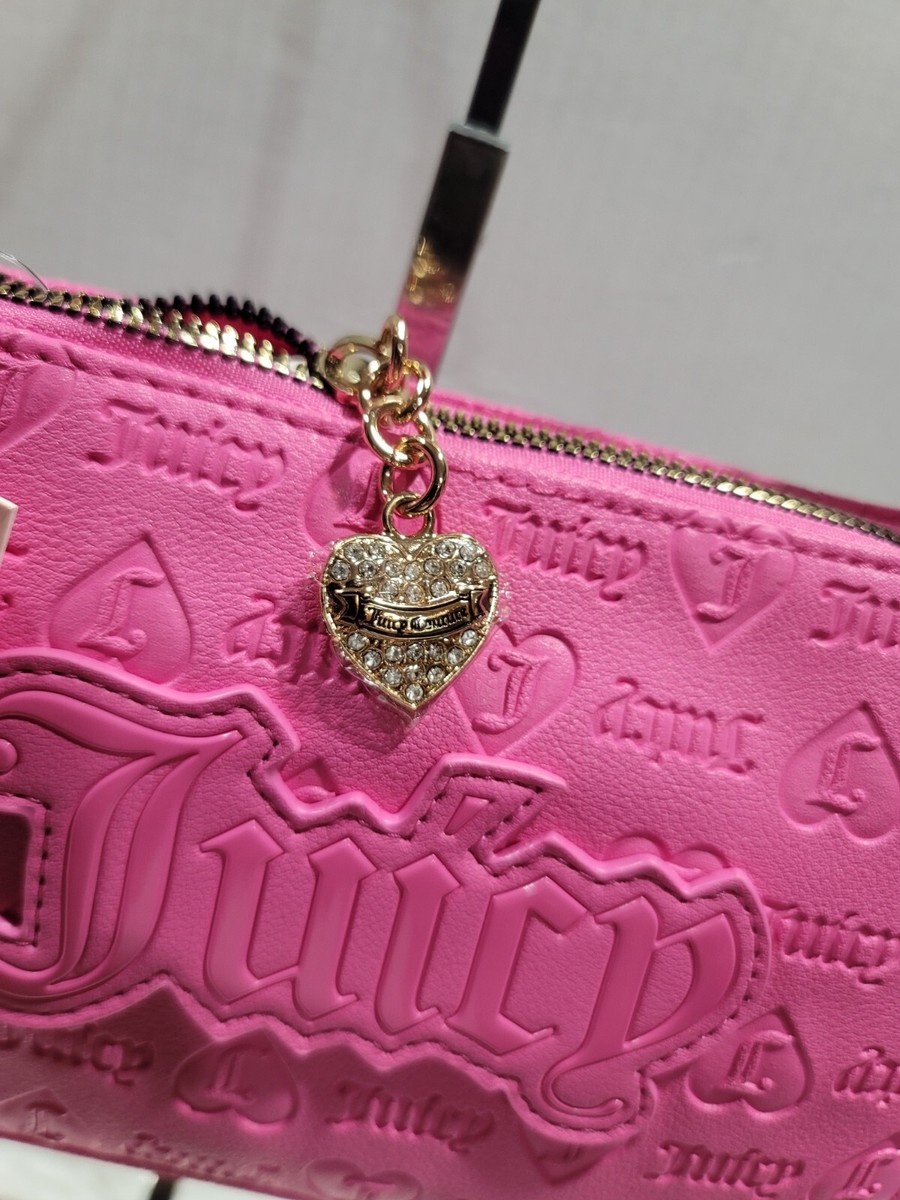 JUICY COUTURE JUICY PINK UPGRADE U MINI WRISTLET PURSE Brand