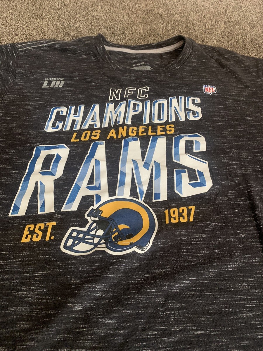 Los Angeles Rams Fanatics 2018 NFC champions XL T-Shirt | eBay