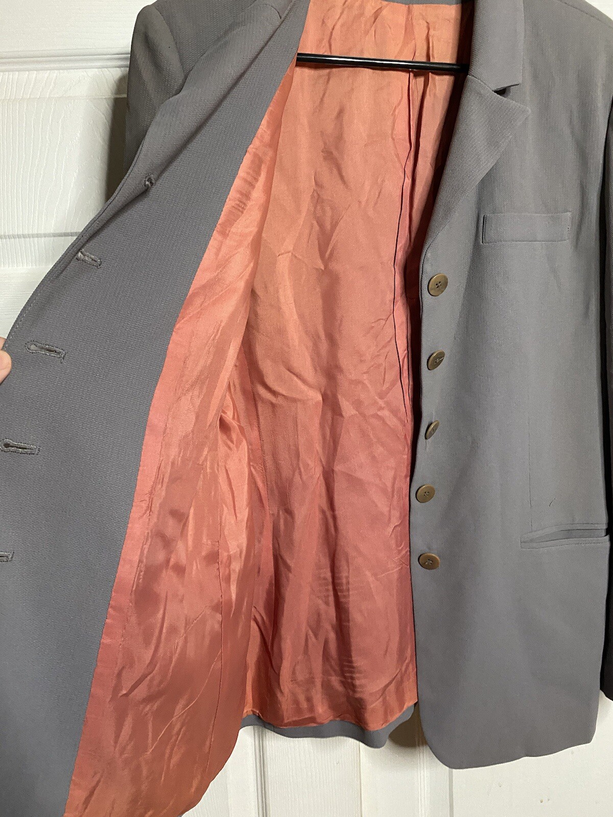 Iris Singer Classic Workwear Button Blazer Jacket… - image 5