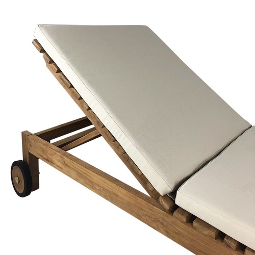 Tempo Style -Lettino Prendisole con Schienale Regolabile in Legno Teak Elafonisi - Bild 13 von 18