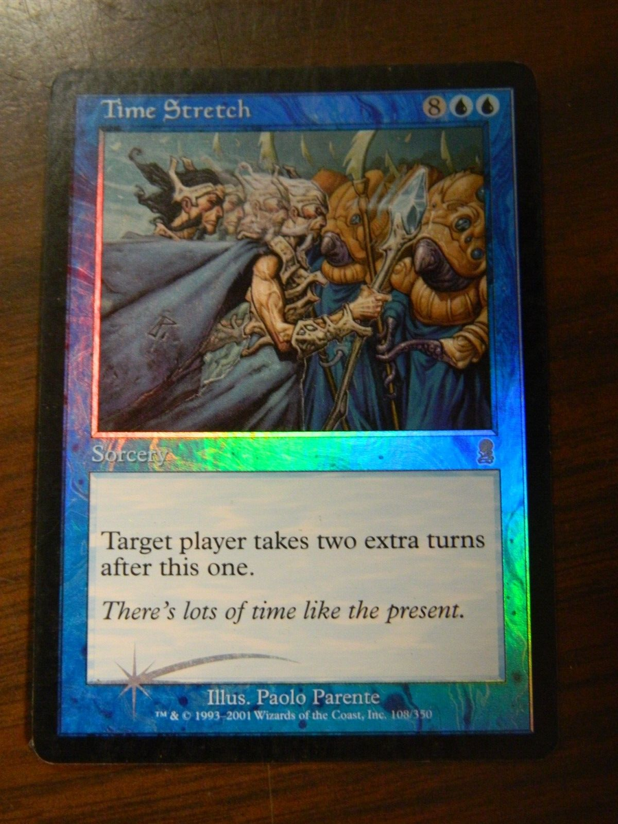 [EN]時間の伸長/Time Stretch[ODY][Foil] Mtg Odyssey FOIL Rare Time Stretch LP - Excellent Condition | eBay