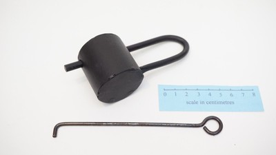 Wikinger Vorhängeschloss von Bygland voll funktionsfähig mit Schlüssel Daegrad Tools