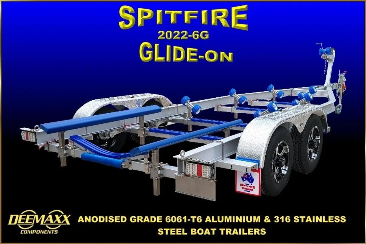 Spitfire Aluminium Boat Trailer with Stainless Steel 6.25m 2000kg Boat