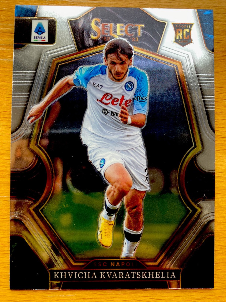 2022-23 Panini Select Khvicha Kvaratskhelia NAPOLI ROOKIE CARD