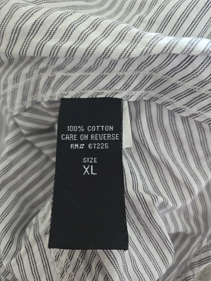 Ocean Current Striped Button Down Shirt Size XL Excellent Condition  - Image 4 of 4